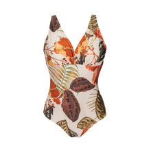 Carregar imagem no visualizador da galeria, Product Front: Lua Morena One-Piece Brisa-Tropical Maio Compressao