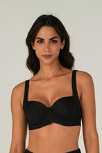 Load image into Gallery viewer, Gallery: Lua Morena Top Top Preto Meia-Taca-Sus
