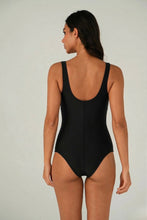 Charger l'image dans la galerie, Model Back: Lua Morena One-Piece Maio Preto Lacinho