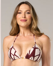 Load image into Gallery viewer, Gallery: Lua Morena Top Top Folha-Do-Acai Cortininha