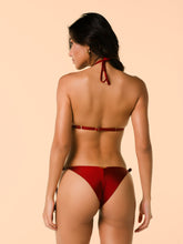 Carregar imagem no visualizador da galeria, Model Back: Lua Morena Set Set Urucum Triangulo-Macrame Rolote