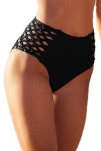 Charger l'image dans la galerie, Gallery: Lua Morena Bottom Bottom Hot Macrame Liso Preto