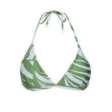 Load image into Gallery viewer, Product Front: Lua Morena Top Top Brisa-Da-Floresta Triangulo