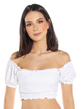 Load image into Gallery viewer, Gallery: Lua Morena Top Top Ciganinha Laise Branco