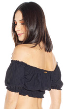 Load image into Gallery viewer, Image 04: Lua Morena Top Top Ciganinha Laise Preto