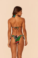 Load image into Gallery viewer, Model Back: Lua Morena Top Top Luau Cortininha