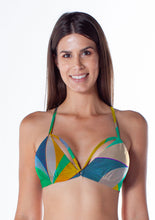 Load image into Gallery viewer, Gallery: Lua Morena Top Top Riple Fixo Floresta Brasileira