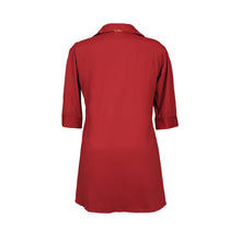 Carregar imagem no visualizador da galeria, Product Back: Lua Morena Shirtdress Urucum Chemise Manga