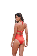 Load image into Gallery viewer, Model Back: Lua Morena One-Piece Sicilia Guarana
