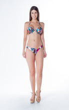 Load image into Gallery viewer, Model Front: Lua Morena Top Top Drape Turbinado Araucaria
