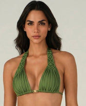 Charger l'image dans la galerie, Gallery: Lua Morena Top Top Aroeira Triangulo-Alongado-Macrame
