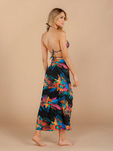 Load image into Gallery viewer, Image 05: Lua Morena Midi Dress Multiformas Argola Uv Brinco Preto
