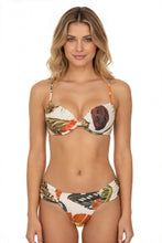Carregar imagem no visualizador da galeria, Model Front: Lua Morena Set Set Brisa-Tropical Meia-Taca-Turbinado Drapeada-Fina
