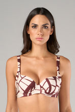 Load image into Gallery viewer, Gallery: Lua Morena Top Top Folha-Do-Acai Meia-Taca-Sustencao
