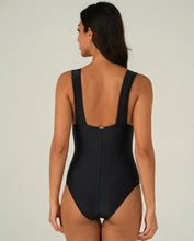 Load image into Gallery viewer, Model Back: Lua Morena One-Piece Maio Preto Compressao
