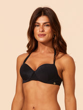 Load image into Gallery viewer, Gallery: Lua Morena Top Top Black Meia-Taca-Base
