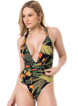 Load image into Gallery viewer, Gallery: Lua Morena One-Piece Maio Fio Duplo Caju
