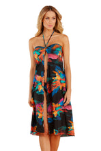 Load image into Gallery viewer, Gallery: Lua Morena Midi Dress Multiformas Argola Uv Brinco Preto
