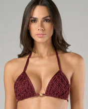 Load image into Gallery viewer, Gallery: Lua Morena Top Top Acai Triangulo-Macrame
