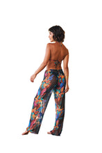 Load image into Gallery viewer, Model Back: Lua Morena Beach Trousers Calca Tule Brinco Preto

