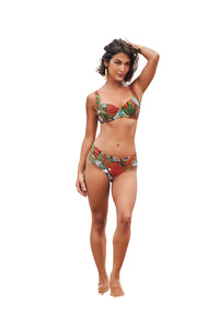 Bottom Drapeada Larga Harpia Cobre
