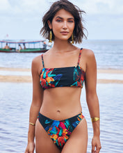 Load image into Gallery viewer, Gallery: Lua Morena Set Bandeau Brinco Preto
