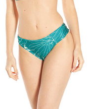 Load image into Gallery viewer, Gallery: Lua Morena Bottom Bottom Argola Folha Turquesa
