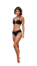 Load image into Gallery viewer, Model Front: Lua Morena Bottom Bottom Metal Liso Preto
