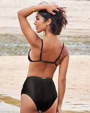 Load image into Gallery viewer, Image 04: Lua Morena Set Cinta Liso Preto
