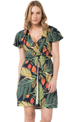 Model Front: Lua Morena Maxi Dresses Kimono Uv Caju