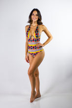 Load image into Gallery viewer, Model Front: Lua Morena One-Piece Maio Aro Dalia
