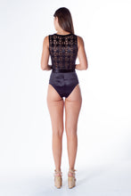 Charger l&#39;image dans la galerie, Model Back: Lua Morena One-Piece Maio Laser Preto
