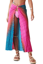 Load image into Gallery viewer, Gallery: Lua Morena Beach Skirt Multiformas Argola Uv Saire
