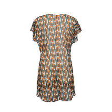 Load image into Gallery viewer, Product Back: Lua Morena Mini Dress Saida Mini Aurum
