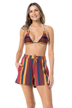 Load image into Gallery viewer, Model Front: Lua Morena Beach Short Short Basico Uv Granada
