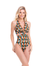 Load image into Gallery viewer, Model Front: Lua Morena One-Piece Sicilia Aurum

