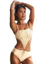 Carregar imagem no visualizador da galeria, Gallery: Lua Morena One-Piece Tipiti Off White
