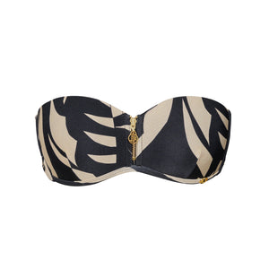 Product Front: Lua Morena Top Top Brisa-Da-Noite Bandeau-Ziper