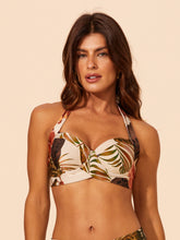 Load image into Gallery viewer, Gallery: Lua Morena Top Top Brisa-Tropical Meia-Taca-Sustencao
