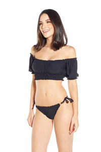 Model Front: Lua Morena Top Top Ciganinha Laise Preto