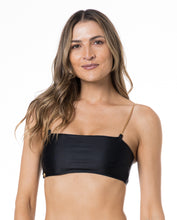 Load image into Gallery viewer, Gallery: Lua Morena Top Top Corrente Liso Preto
