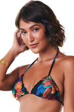 Load image into Gallery viewer, Gallery: Lua Morena Top Top Costuras Brinco Preto
