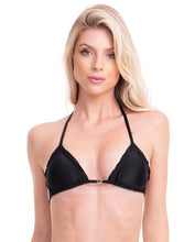 Load image into Gallery viewer, Gallery: Lua Morena Top Top Costuras Liso Preto
