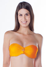 Carregar imagem no visualizador da galeria, Model Front: Lua Morena Top Top Franzido Metal Solar
