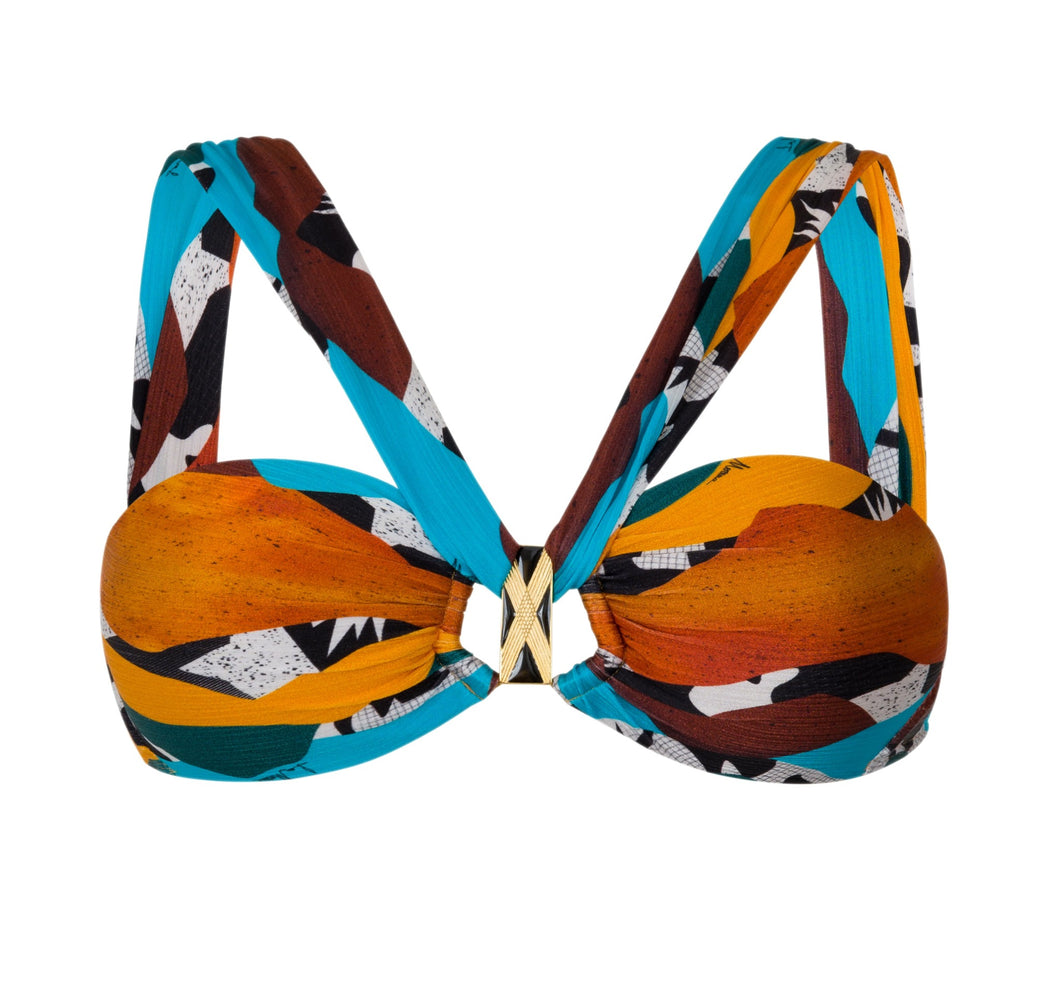 Product Front: Lua Morena Top Top Ombro A Ombro Dunas