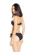 Load image into Gallery viewer, Model Back: Lua Morena Top Top Tqc Metal Pingente Preto
