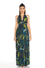 Load image into Gallery viewer, Model Front: Lua Morena Maxi Dresses Vestido Sicilia Uv Crisalida
