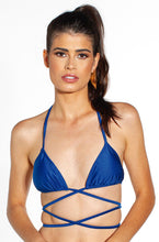 Load image into Gallery viewer, Top Biquini Strappy Ceu Azul
