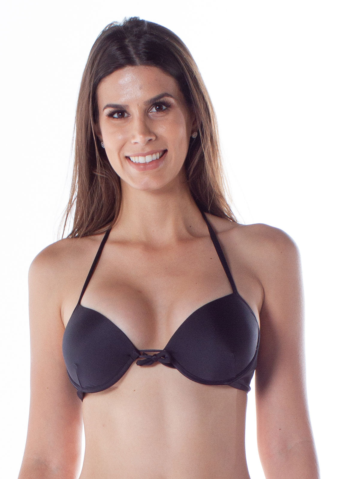 Top Bolha Drape Preto